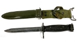 Original US Vietnam Era US M7 M16 Rifle Bayonet by BOC with M8A1 Scabbard