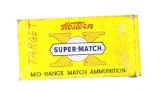 50rds. Vintage Wester Super-Match .38 SPL. Mid-Range Match 148gr. Lead Clean Cutting Ammunition