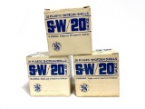 68 Shotshells of Vintage S&W 20 GA. Shotgun Ammunition