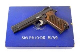 Rare Danish Contract SIG P210-DK M/49 9mm Semi-Automatic Pistol in Matching Factory Box