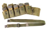 WWII USMC M1923 M1 Garand Cartridge Belt and Sling + Ammo/Clips