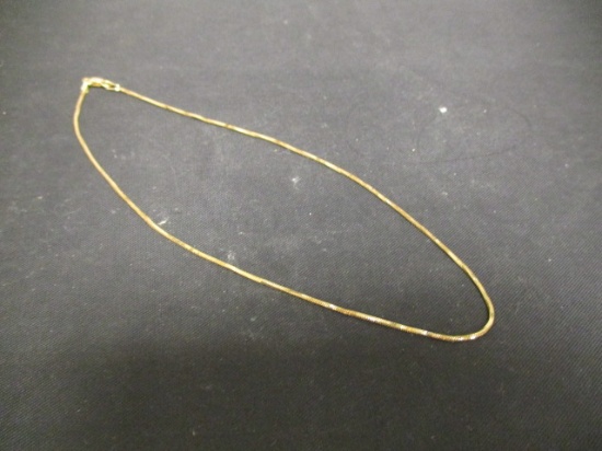 12" 14k Gold Ankle Bracelet or Baby Necklace