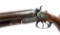 Engraved Antique C.G. Bonehill SXS 12 GA. Double Barrel Exposed Hammer Shotgun