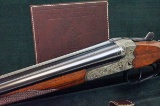 Excellent 1988 Merkel Gebruder 147E 20 GA. SXS Double Barrel Shotgun in Factory Leather Case