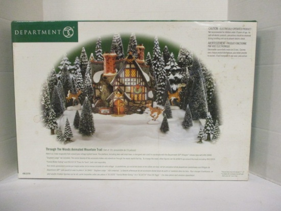 Dept. 56 Through The Woods Animated Mountain Trail