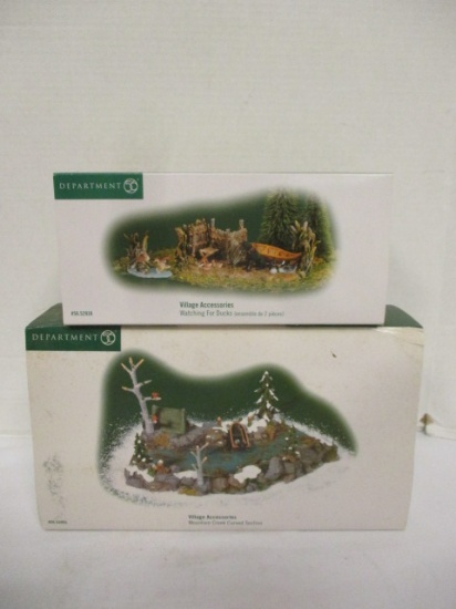 Dept. 56 Village Accessories:  Mountain Creek Curved Section And