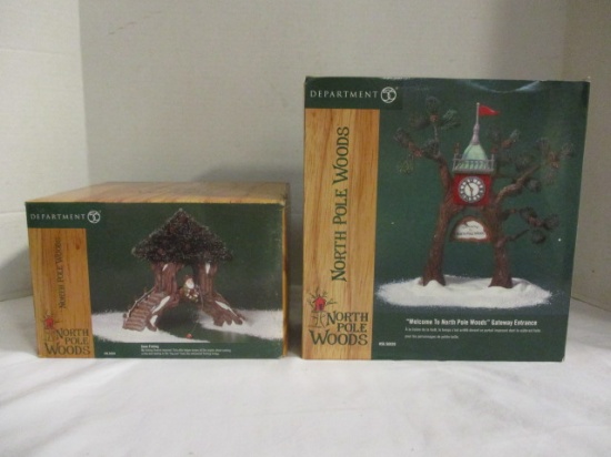 Dept. 56 North Pole Woods "Welcome To The North Pole Woods"