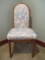 Oak Side Chair with Upholstered Seat and Back