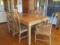 Century The Sobota Collection Dining Room Table with Two Leaves, Six Chairs and Cushions