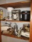 Closet Contents of Small Appliances - Cuisinart Food Processor, Oster Food Grinder, Fry Daddy,