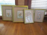 Four Limited Edition Signed Prints by D. Nichols