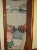 Closet Contents - Blankets, Pillows, Sheets, Fabric