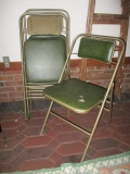 Four Vintage Samsonite Folding Chairs