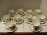 Bone China Cups and Saucers - Royal Windsor, Consort, and Royal Kendall