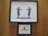 Two Carew Rice Silhouette Prints