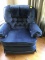 Upholstered Swivel Rocker Chair, Heritage House