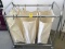 Metal Laundry Caddy with 4 Bags