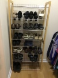 Metal and Wood Shoe or other Storage Rack