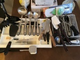 Two containers of Kitchen Utensils