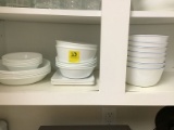 Lot of Mixed Corelle and Corningware Simply Lite White China