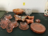 Group of Vintage Carnival and Depression Glass