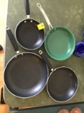 Group of 4 Skillet Pans