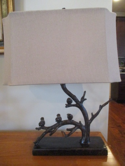 Birds on a Branch Table Lamp