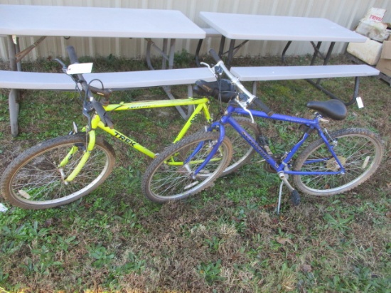 Schwinn Frontier 21 Speed Trail Bike and Trek Antelope 830 Trail Bike