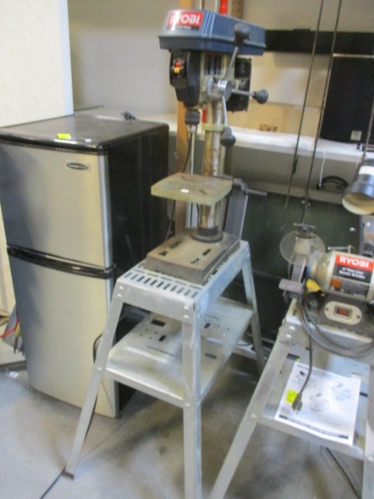 Ryobi 10" Drill Press on Metal Work Stand