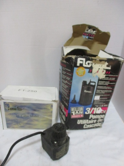 Flotec 3/10hp Waterfall Utility Pump, Versa Gold G210AG20 Pump and Fountain