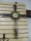 Metal Scrollwork Cross Clock