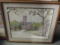Framed And Matted Tilman Hall By Evelyn Schmidt.  75/750