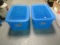 2 Bella Storage Totes With Lids