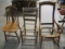 Wooden Rocker And Chair Frames.  Wooden Dining Chair.