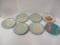 7 Pioneer Woman Salad Plates.  5 Matched