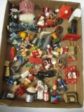 Vintage-Look Miniatures:  Uncle Sam, Birdcage, Santa, Snowman,