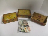 King Edward Cigar Boxes And Souvenir Matchbooks