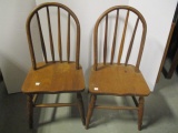 Pair Of Vintage Children's Chairs