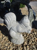 Concrete Squirrel Statue