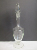 Etched Crystal Decanter
