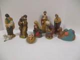 9-Piece Ceramic Nativity Set