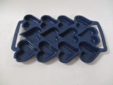 Coated Iron Heart-Shaped Cookie Pan