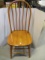 Oak Bent Wood Spindle Back Side Chair