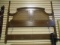 Full/Queen Size Drexel  Head Board with Caning Inserts and Metal Rails