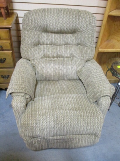 Futuristic Upholstered Rocking Recliner