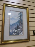 Signed and Numbered Mountain Land Scape by Burton Dye