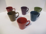 Six Colorful Mugs