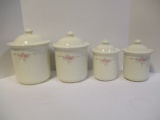 Four Pfaltzgraff Canisters