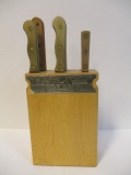 Ecko Forge Knife Set in Wood Block