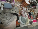 Partial Table Lot-Stemware, LED Candle Votive, Vases, etc.